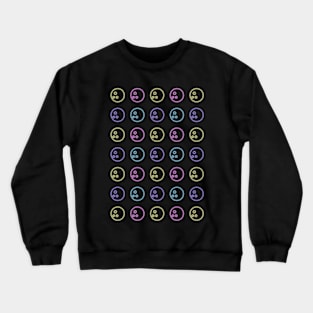 Bowling Balls Retro Neon Crewneck Sweatshirt